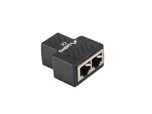 Lanberg ADS-RJ45-2RJ45-OS kabelförgrening Kabelfördelare Svart