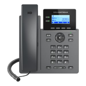 Grandstream Networks GRP2602P telefon VoIP Czarny 2 linii LCD