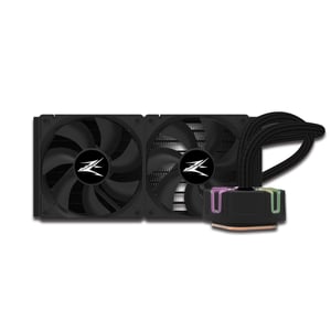 Zalman Reserator5 Z24 Black CPU-Flüssigkeitskühler 240-mm-Kühlkörper 2 x SF120 ARGB-Lüfter All-in-One-Flüssigkeitskühler für den Prozessor 12 cm Schwarz