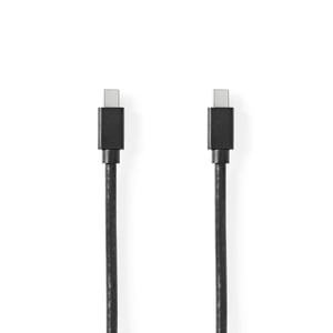 Nedis CCGB37504BK20 2 m DisplayPort to Mini DisplayPort Cable, Black