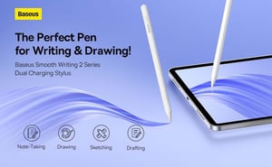 Baseus SMOOTH WRITING 2 – IPAD-KOMPATIBLER STIFT – WEISS Ersatzteil / Zubehör für Tablets Touchscreen