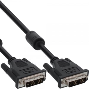 InLine 4043718177752 kabel DVI 5 m DVI-D Czarny