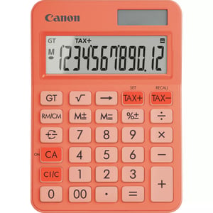 Canon LS-125KB Tischrechner Einfacher Taschenrechner Orange