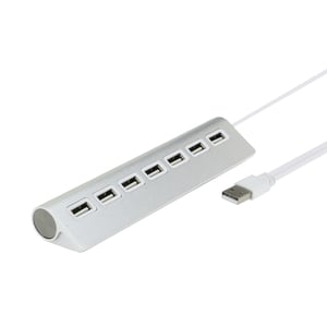 Ultron UH-402 USB 2.0 480 Mbit/s Silver, Vit