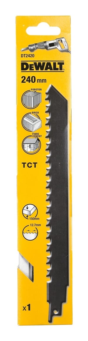 DeWALT DT2420-QZ wyrzynarka, piła wyrzynarkowa oraz ostrze do piły tarczowej Brzeszczot do piły 1 szt.