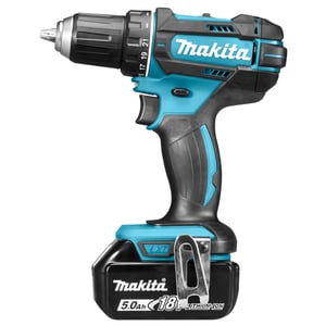 Makita DDF482RTJ wkrętak zasilany/zakrętark udarowy 1900 RPM Czarny, Niebieski