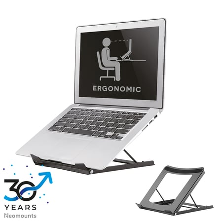Neomounts NSLS075BLACK stojak na laptop Podstawka na notebooka Czarny 40,6 cm (16")