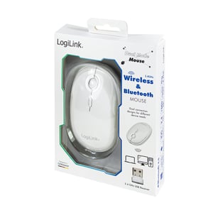 LogiLink ID0205 myszka Biuro Oburęczny RF Wireless + Bluetooth 1600 DPI