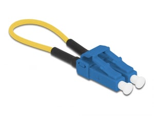 DeLOCK Glasfaseradapter mit Rückleitung, LC/UPC, Singlemode, blau