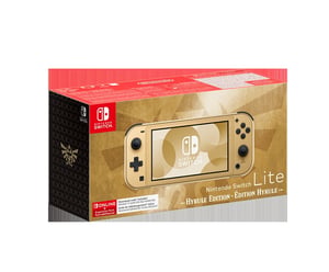 Nintendo Switch Lite Hyrule Edition – tragbare Spielkonsole, 14 cm (5,5"), 32 GB, Touchscreen, WLAN, Gold
