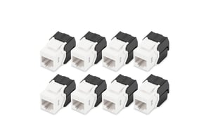 Digitus CAT 6 Keystone-modul, oskärmad – 8 st.