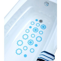 Non-slip and adhesive mats for bathrooms