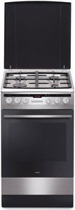 Amica 57GE3.33HZpTaDpAQ(Xx) Freestanding Stove Electric Gas Stainless Steel