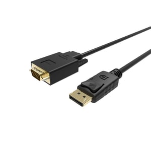 UNITEK Y-5118F adapter kablowy 1,8 m VGA (D-Sub) DisplayPort Czarny