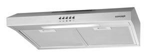 Concept OPP2260 Wand-Dunstabzugshaube, silber 232 m³/h