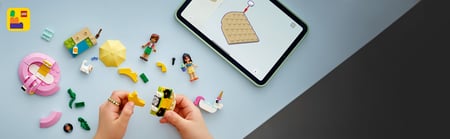 LEGO Friends Impreza na basenie z jednorożcem i flamingiem
