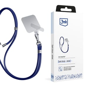 3MK EasyClip-rem för mobiltelefon, nylon, zink, blå, silver