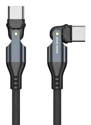 Mobile Origin MO-240WRC-CB3 kabel USB USB 2.0 1 m USB C 0,48 Gbit/s 240 W Czarny