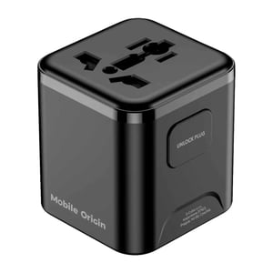 Mobile Origin MO-UTRA-PW30-BLK adapter wtyczek zasilających Uniwersalne Czarny