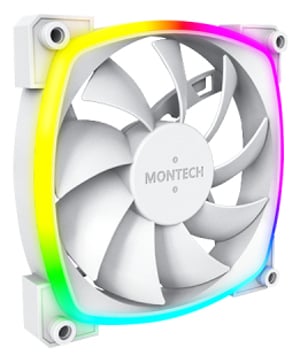 Montech AX120 PWM Obudowa komputera Wentylator 12 cm Biały 3 szt.