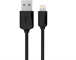 Microconnect LIGHTNING2B Lightning-Kabel, 2 m, schwarz