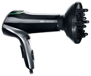 Braun Satin Hair 7 HD 730 hårtork 2200 W Svart