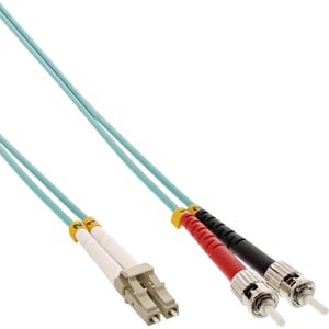 InLine 88510O kabel InfiniBand / światłowodowy 10 m Turkusowy, Kolor Aqua