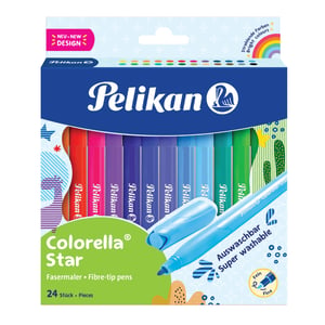 Pelikan 822312 Marker, Assorted Colors, 24 pcs.