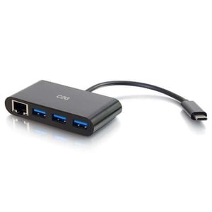C2G 29747 USB 3.2 Gen 1 (3.1 Gen 1) Type-C Docking Station, Black