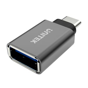 UNITEK Y-A025CGY przejściówka do kabli USB Type-C USB Type-A Metaliczny