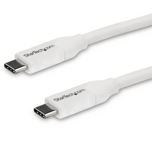 StarTech USB2C5C4MW USB-kabel USB 3.2 Gen 1 (3.1 Gen 1) 4 m USB-C 0,48 Gbit/s 100 W Vit