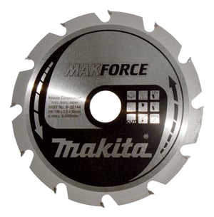 Makita MakForce Sägeblatt für Kreissäge, 19 cm, 1 Stück.