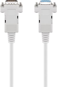 Goobay 50225 Parallel Cable, Gray, 5 m, DB-9