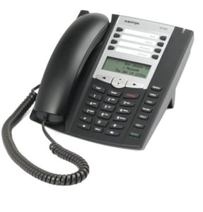 Mitel MiVoice 6730 Analog telefon Namn och identifiering av den som ringer Svart