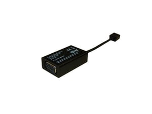 Fujitsu USB-VGA-Grafikkarte (extern, USB), schwarz
