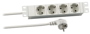 EFB Elektronik ESP.72K rozgałęziacz 2 m 4 x gniazdo sieciowe Wewnętrzna Szary