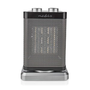 Nedis HTFA17GY Indoor Heater, Gray, Electric Fan Space Heater