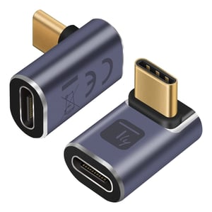 Techly IADAP USB4C-40G Adapter für USB-C 4.0-Kabel, grau