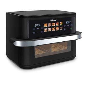 Tristar Double 10 L Standalone 2800 W Hot Air Fryer, Black, Stainless Steel