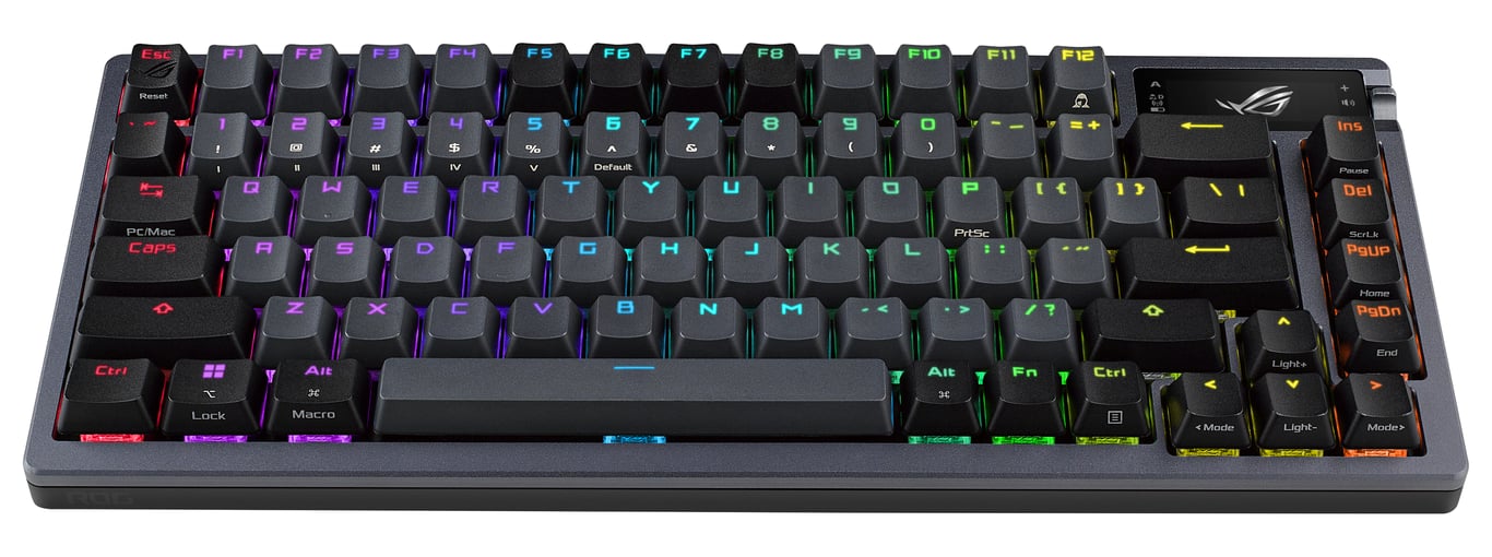 ASUS ROG Azoth klawiatura Gaming USB + RF Wireless + Bluetooth Czarny