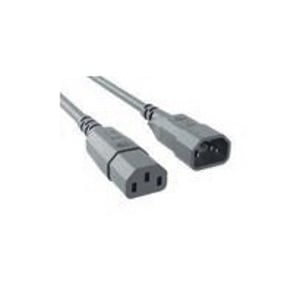 Bachmann 356.904 Power Cable, Gray, 2 m, C14 Panel, C13 Panel