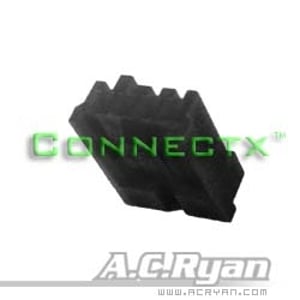 AC Ryan Connectx™ Floppy Power 4pin Female - Black 100x Czarny