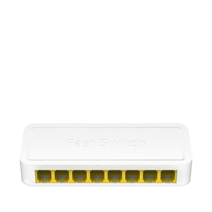 Cudy FS108D Fast Ethernet (10/100) Network Switch, White