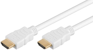 Goobay 61022 HDMI-Kabel 5 m, HDMI Typ A (Standard), weiß