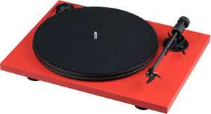 Pro-Ject Primary E Gramofon z napędem pasowym Czerwony Ręczny