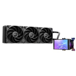 Antec VORTEX VIEW 360 All-in-One-Flüssigkeitskühler für den Prozessor, 12 cm, schwarz, 1 Stück.
