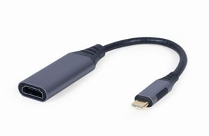 Cablexpert A-USB3C-HDMI-01 Kabeladapter 0,15 m USB Typ C Grau