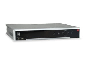 LevelOne NVR-1332 Netzwerk-Videorekorder (NVR) Schwarz, Silber