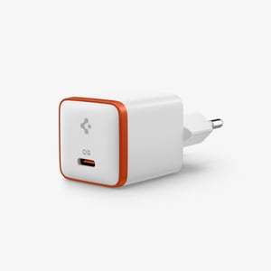 Spigen ArcStation Essential 30W Zestaw słuchawkowy, Smartfon, Smartwatch, Tablet Biały Prąd przemienny Szybkie ładowanie Wewnętrzna