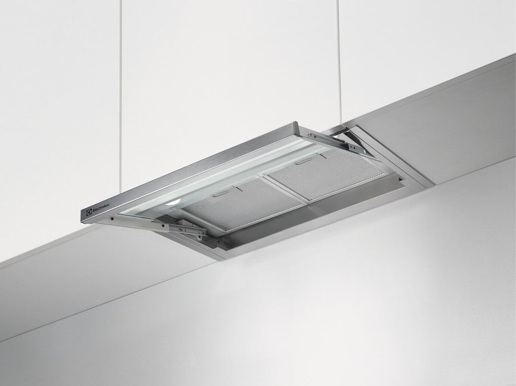 Electrolux LFP536X Pół wbudowany (wyciągany) Szary, Stal nierdzewna 600 m³/h